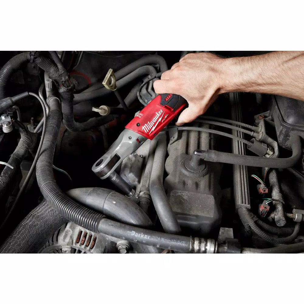 Best Sale ๐ Cordless Ratchets Milwaukee M12 FUEL 12-Volt Lithium-Ion Brushless Cordless 1/4 In. Ratchet And 1/2 In. Ratchet With Two 3.0 Ah Batteries ๐ - Image 5