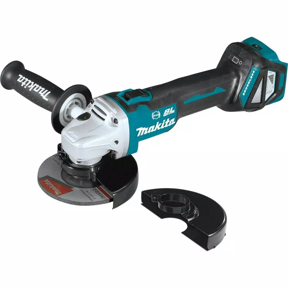 Deals 💯 Grinders Makita 18-Volt LXT Brushless 4-1/2 In. / 5 In. Cordless Cut-Off/Angle Grinder With Electric Brake (Tool Only) 🎉