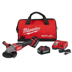 Best Pirce ⭐ Grinders Milwaukee M18 FUEL 18-Volt Lithium-Ion Brushless Cordless 4-1/2 In./6 In. Grinder With Paddle Switch Kit And Two 6.0 Ah Battery 👍