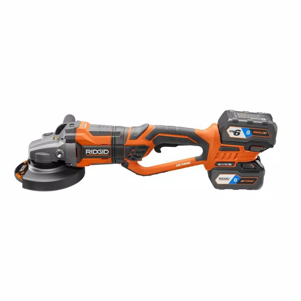 Flash Sale โค๏ธ Grinders RIDGID 18-Volt OCTANE Cordless Brushless 7 In. Dual Angle Grinder Kit With (1) OCTANE Bluetooth 3.0 Ah Battery And Charger ๐ - Image 6