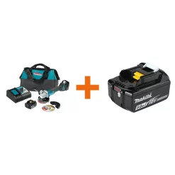 Brand new 🔥 Grinders Makita 18-Volt 5.0Ah LXT Lithium-Ion Brushless 4-1/2 / 5 In. Cut-Off/Angle Grinder Kit With Bonus 18V LXT Battery Pack 5.0Ah 👏