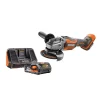 Wholesale 🎁 Grinders RIDGID 18-Volt OCTANE 4-1/2 In. Angle Grinder With 18-Volt Lithium-Ion 2.0 Ah Battery And Charger Kit 👏
