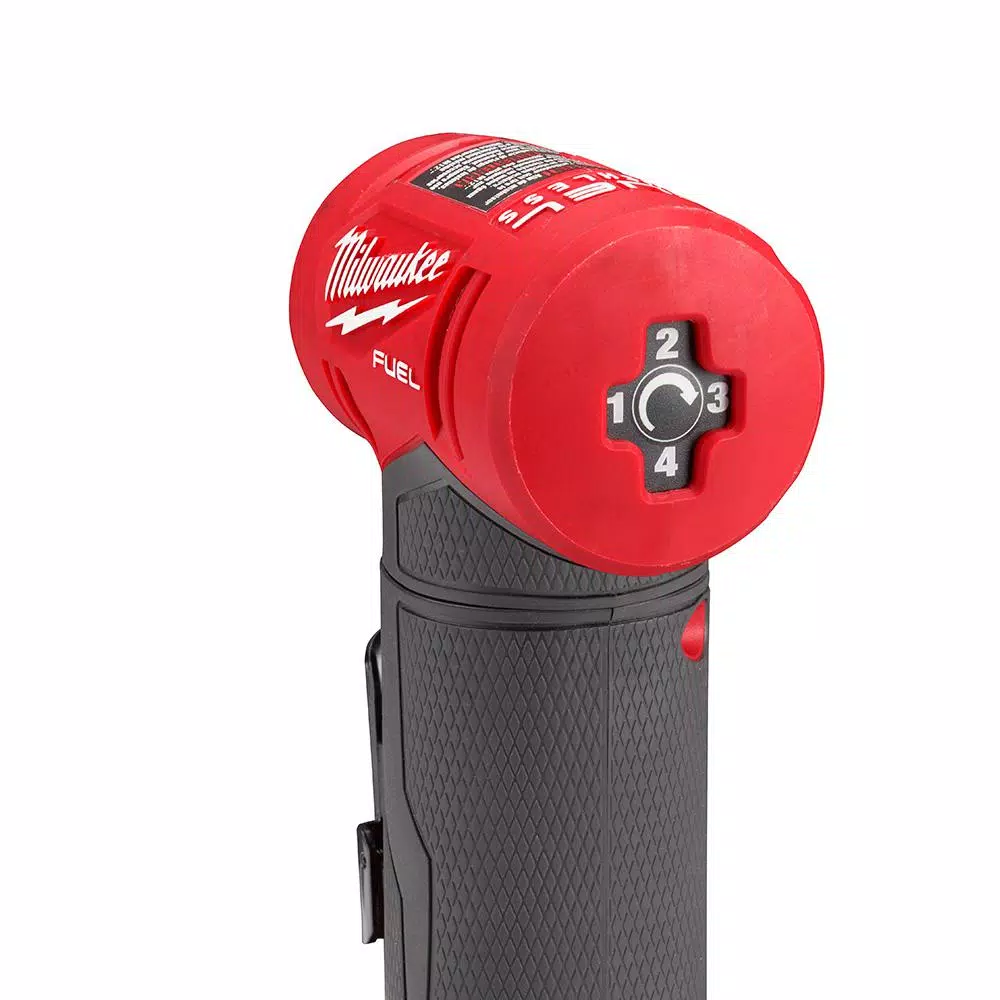 Discount 😉 Grinders Milwaukee M12 FUEL 12-Volt Lithium-Ion Brushless Cordless 1/4 In. Right Angle Die Grinder Kit W/ (2) 2.0Ah Batteries 🌟 - Image 7