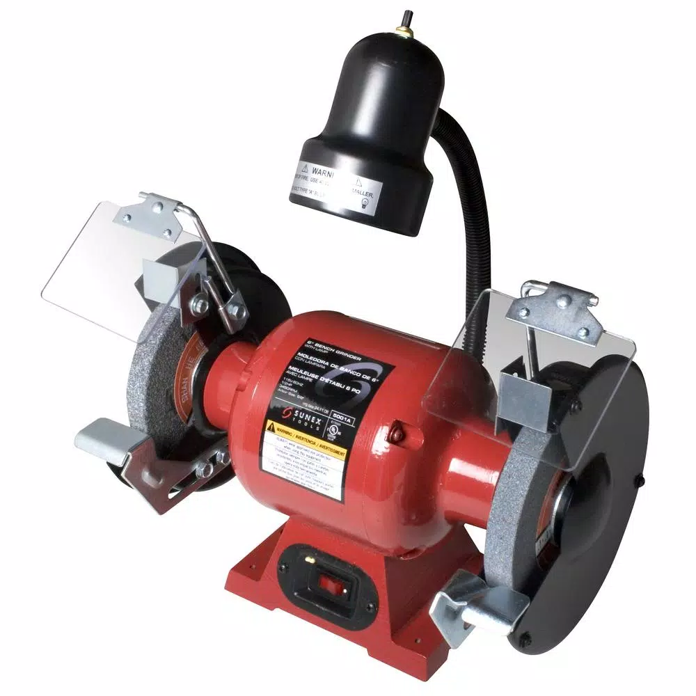 Cheapest π Grinders SUNEX TOOLS 6 In. Bench Grinder With Light π