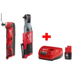 Best reviews of 🌟 Cordless Ratchets Milwaukee M12 FUEL 12-Volt Lithium-Ion Brushless Cordless 3/8 In. Ratchet Multi-Tool Combo Kit With (1) 2.0Ah Battery And Charger 😉