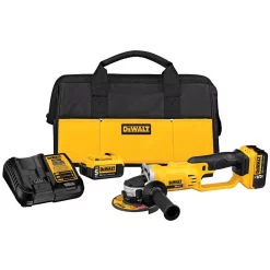 Best deal 🥰 Grinders DEWALT 20-Volt MAX Cordless 4-1/2 In. To 5 In. Grinder, (2) 20-Volt 5.0Ah Batteries & Charger 😍