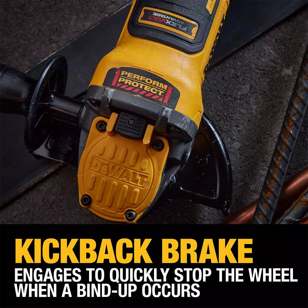 Best reviews of โจ Grinders DEWALT 20-Volt MAX Cordless Brushless 4-1/2 To 5 In. Paddle Switch Angle Grinder With FLEXVOLT ADVANTAGE (Tool Only) ๐ - Image 6