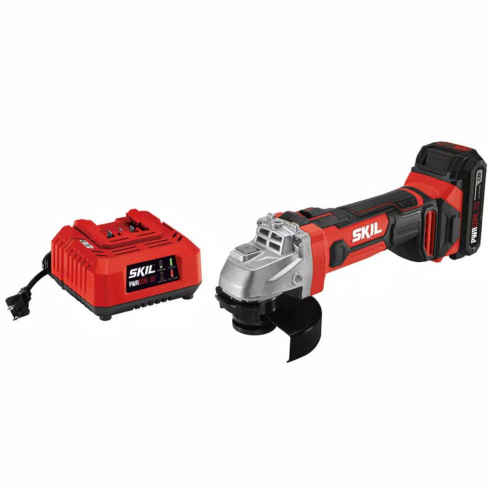 Best deal ๐ Grinders Skil PWRCORE 20-Volt Lithium-ion Cordless 4-1/2 In. Angle Grinder Kit ๐คฉ