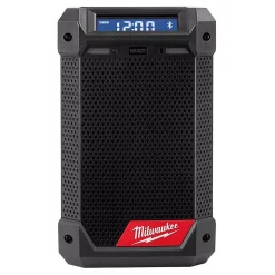 Discount 😀 Milwaukee M12 12-Volt Lithium-Ion Cordless Bluetooth/AM/FM Jobsite Radio With Charger 🔥