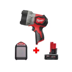 Cheapest 😍 Milwaukee M12 12-Volt Lithium-Ion Cordless 750 Lumens TRUEVIEW LED Spotlight With M12 Jobsite Speaker And 3.0 Ah Battery ✨