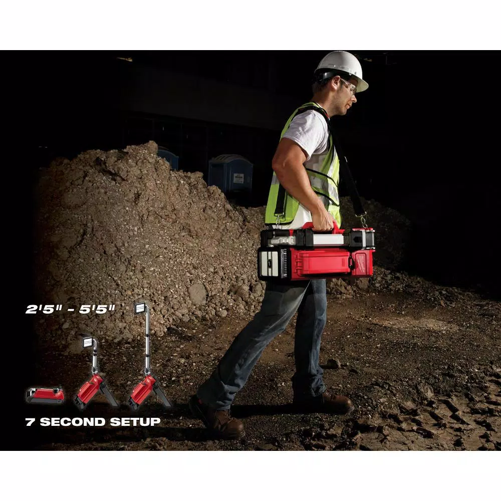 Cheapest ✨ Jobsite Milwaukee M18 ONE-KEY 18-Volt Lithium-Ion Cordless ROCKET Dual Pack Tower Light (Tool-Only) ✨ - Image 10