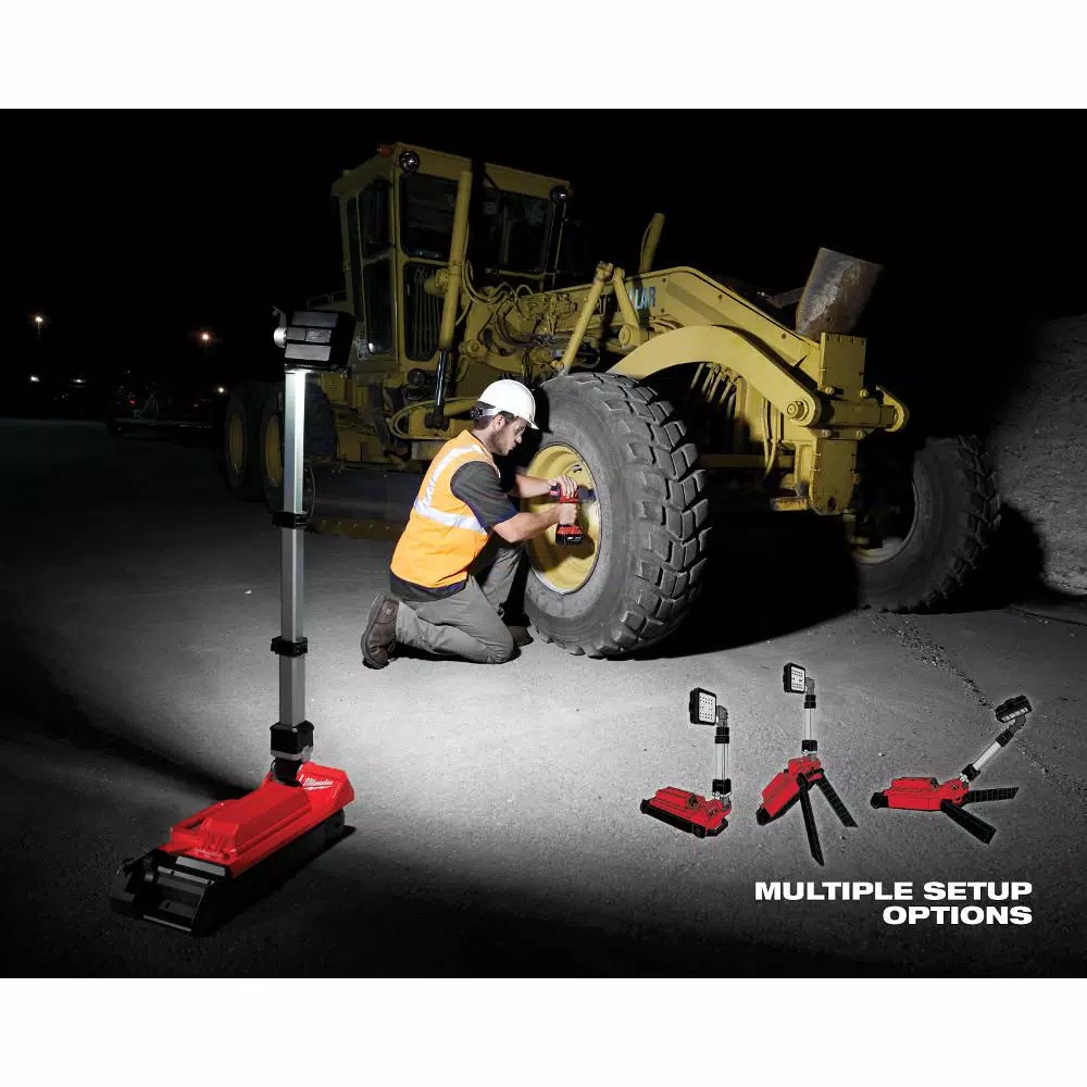 Cheapest ✨ Jobsite Milwaukee M18 ONE-KEY 18-Volt Lithium-Ion Cordless ROCKET Dual Pack Tower Light (Tool-Only) ✨ - Image 11