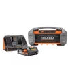 Coupon 🎁 RIDGID 18-Volt Hybrid Jobsite Radio With 18-Volt Lithium-Ion 2.0 Ah Battery And Charger Kit ✨