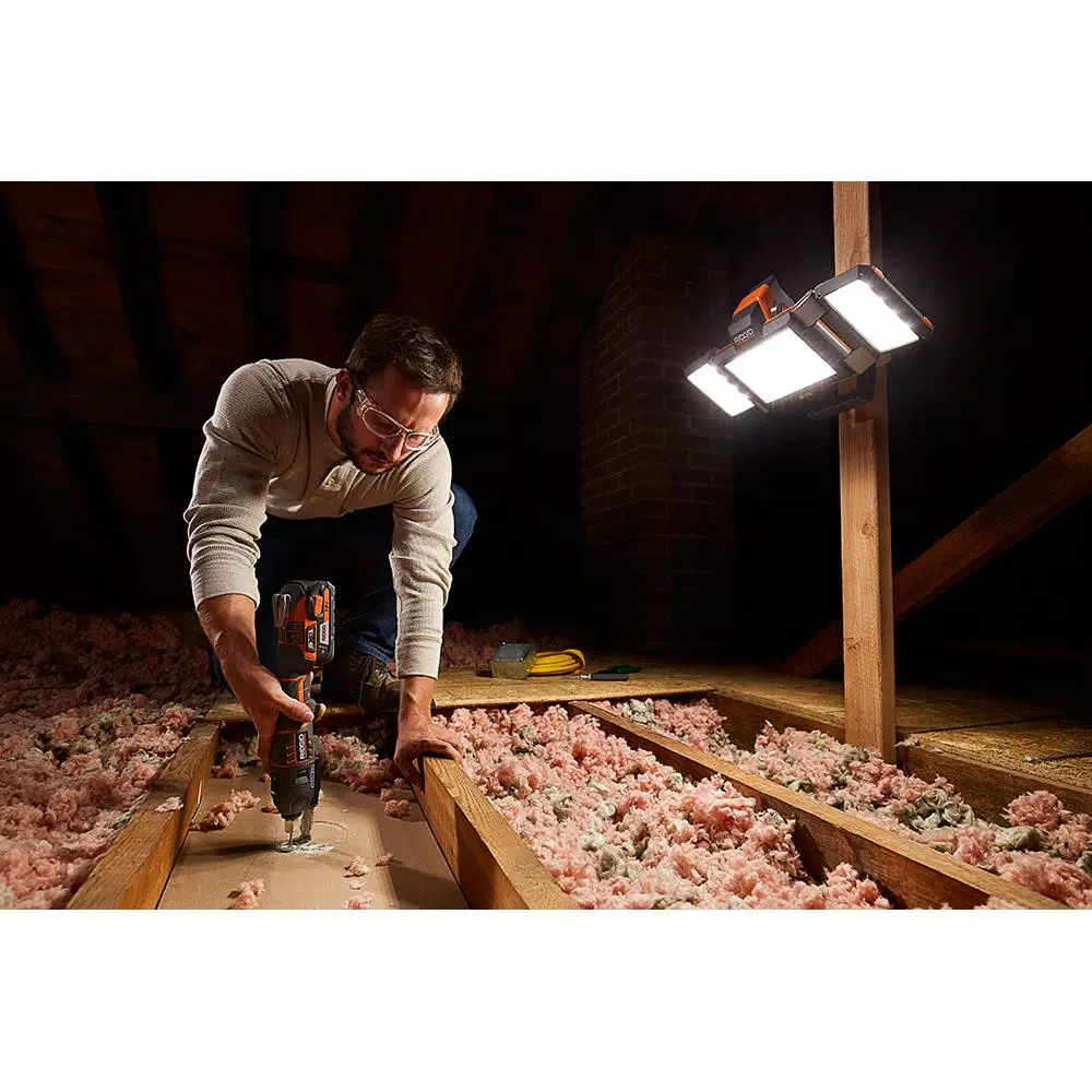 Coupon ๐ฏ Jobsite RIDGID 18-Volt Cordless Hybrid Folding Panel Light With 1.5 Ah Lithium-Ion Battery ๐ - Image 9