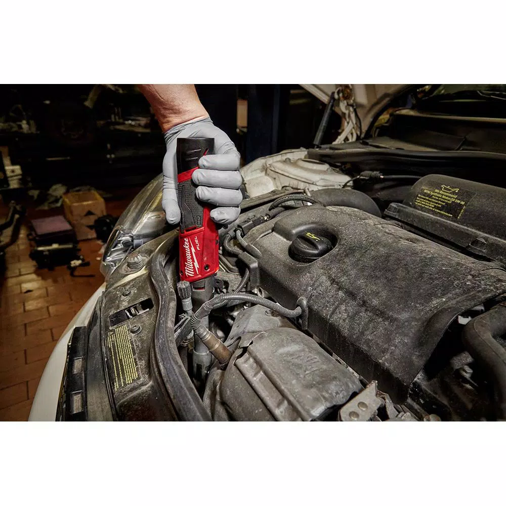 Promo ๐ Cordless Ratchets Milwaukee M12 FUEL 12-Volt Lithium-Ion Brushless Cordless 1/4 In. Extended Reach Ratchet Kit With Metric Ratcheting ๐ง Wrench Set โจ - Image 5