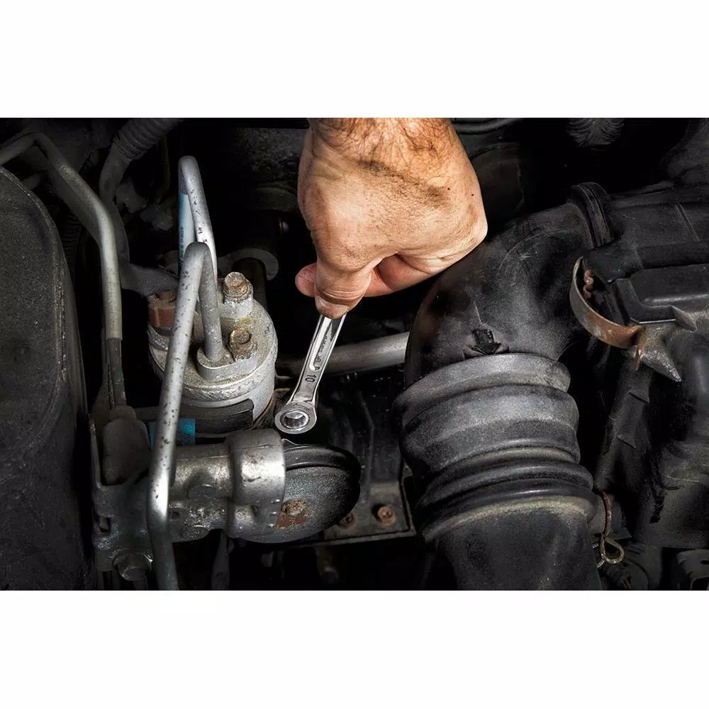 Promo ๐ Cordless Ratchets Milwaukee M12 FUEL 12-Volt Lithium-Ion Brushless Cordless 1/4 In. Extended Reach Ratchet Kit With Metric Ratcheting ๐ง Wrench Set โจ - Image 10