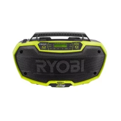 Deals 👏 Jobsite RYOBI 18-Volt ONE+ Hybrid Stereo With Bluetooth Wireless Technology (Tool Only) 👍