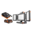 Brand new 🛒 Jobsite RIDGID 18-Volt Cordless Panel Light Kit With 1.5 Ah Battery And Charger 💯