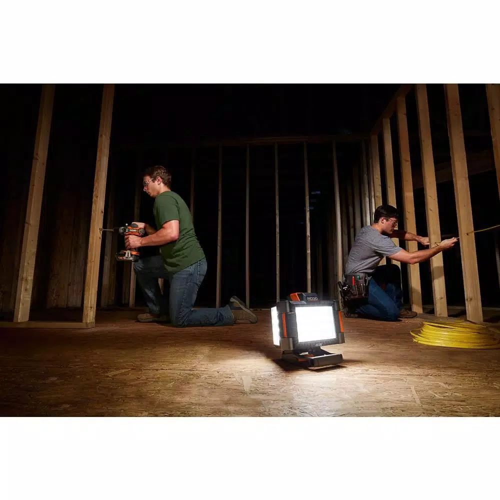 Brand new ๐ Jobsite RIDGID 18-Volt Cordless Panel Light Kit With 1.5 Ah Battery And Charger ๐ฏ - Image 12