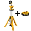Brand new 😍 Jobsite DEWALT 20-Volt MAX 3000-Lumen Tripod Light With (1) 20-Volt Battery 5.0Ah ⭐