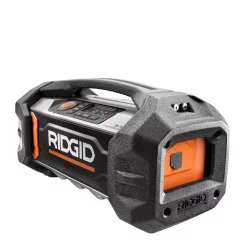 Budget 🎁 Jobsite RIDGID 18-Volt Lithium-Ion Cordless Bluetooth Charging Radio (Tool Only) 🔔