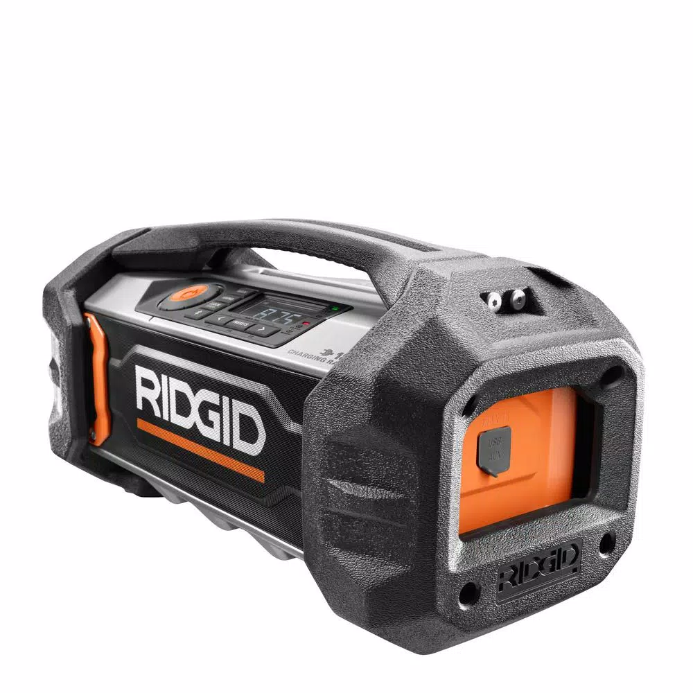 Budget ๐ Jobsite RIDGID 18-Volt Lithium-Ion Cordless Bluetooth Charging Radio (Tool Only) ๐