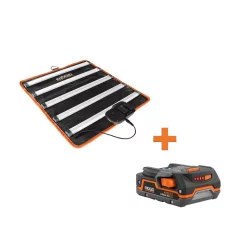 Best Sale 😀 Jobsite RIDGID 18-Volt Cordless LED Mat Light With 1.5 Ah Lithium-Ion Battery 👍