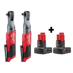 Cheapest 😍 Cordless Ratchets Milwaukee M12 FUEL 12-Volt Lithium-Ion Brushless Cordless 3/8 In. And 1/2 In. Ratchet With Two 3.0 Ah Batteries 👍