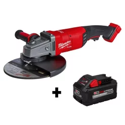 Discount 😉 Grinders Milwaukee M18 FUEL 18-Volt Lithium-Ion Brushless Cordless 7/9 In. Angle Grinder W/ HIGH OUTPUT XC 8.0Ah Battery 🎁