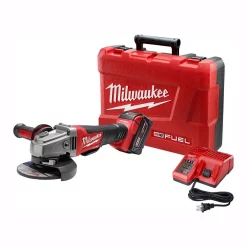Promo 🎉 Grinders Milwaukee M18 FUEL 18-Volt Lithium-Ion Brushless Cordless 4-1/2 In./5 In. Grinder With Paddle Switch Kit One 5.0 Ah Batteries ⌛
