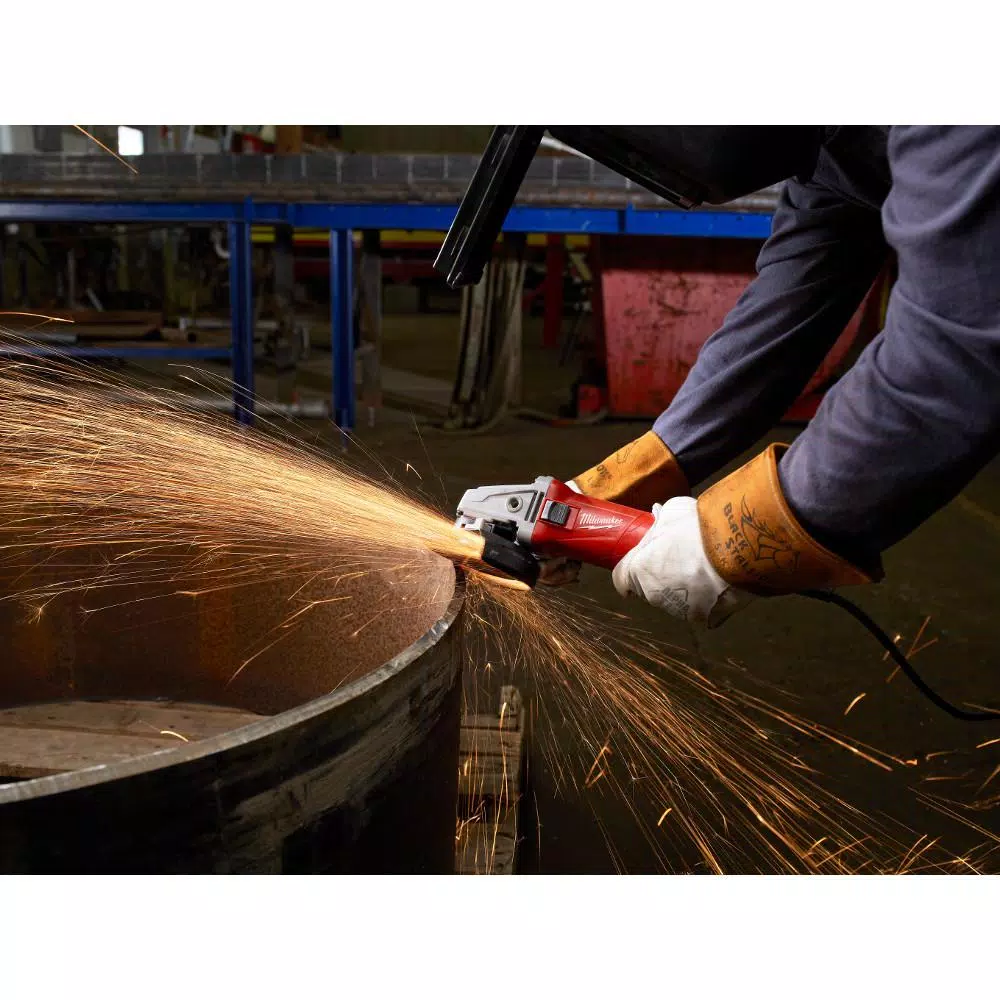 Budget ๐ฅ Grinders Milwaukee 11 Amp 4.5 In. Small Angle Grinder With Slide Lock-On Switch ๐ - Image 2