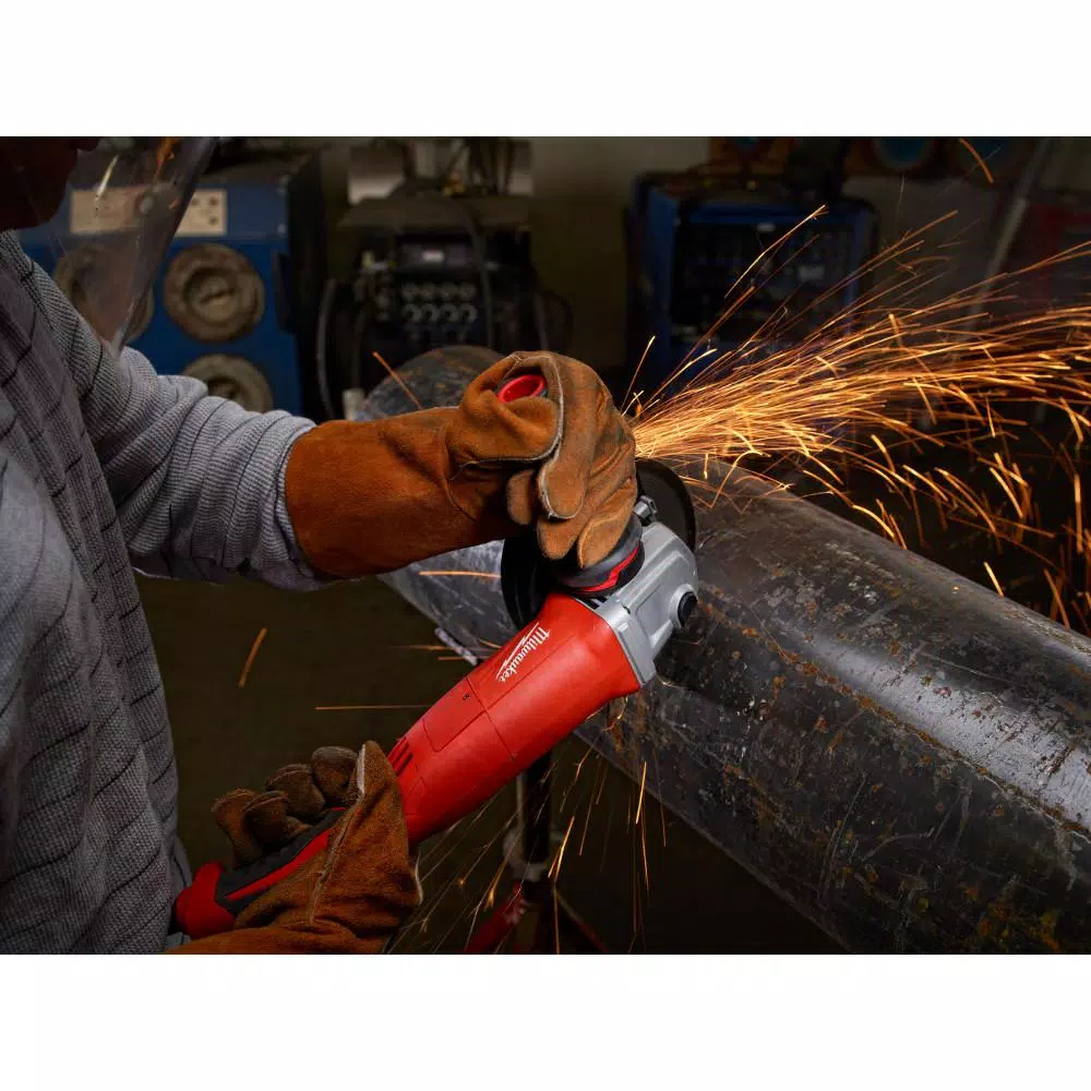 Budget ๐ฅ Grinders Milwaukee 11 Amp 4.5 In. Small Angle Grinder With Slide Lock-On Switch ๐ - Image 3