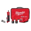 Cheapest 🥰 Grinders Milwaukee M12 FUEL 12-Volt Lithium-Ion Brushless Cordless 1/4 In. Straight Die Grinder Kit With Two 2.0 Ah Batteries 👍