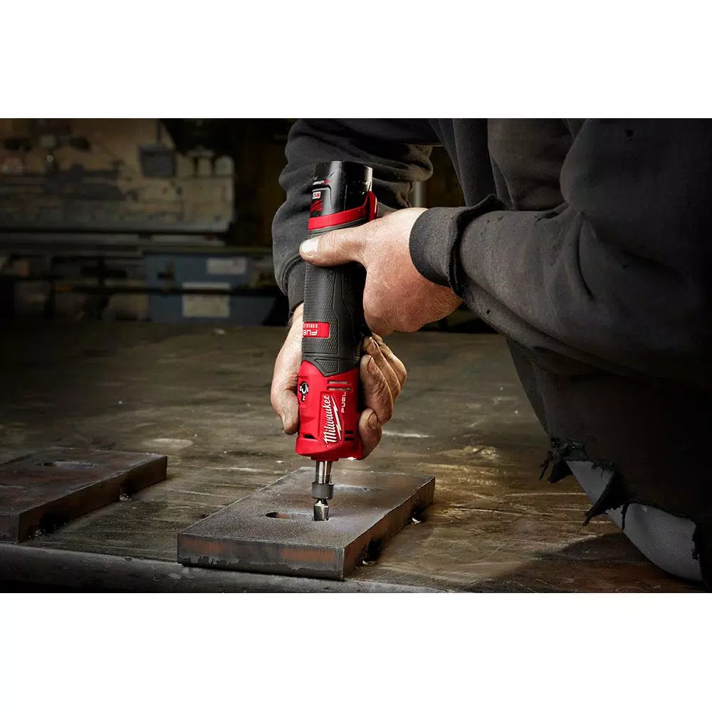 Cheapest ๐ฅฐ Grinders Milwaukee M12 FUEL 12-Volt Lithium-Ion Brushless Cordless 1/4 In. Straight Die Grinder Kit With Two 2.0 Ah Batteries ๐ - Image 9