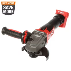 New 🤩 Grinders Milwaukee M18 FUEL 18-Volt Lithium-Ion Brushless Cordless 4-1/2 In./5 In. Grinder With Slide Switch (Tool-Only) 🌟