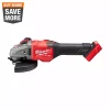 Buy 🧨 Grinders Milwaukee M18 FUEL 18-Volt Lithium-Ion Brushless Cordless 4-1/2 In./6 In. Grinder With Slide Switch With Lock On (Tool-Only) ✔️