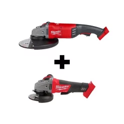 Flash Sale 💯 Grinders Milwaukee M18 FUEL 18-Volt Lithium-Ion Brushless Cordless 7/9 In. Angle Grinder With M18 FUEL 4-1/2 In. 5 In. Grinder 🥰