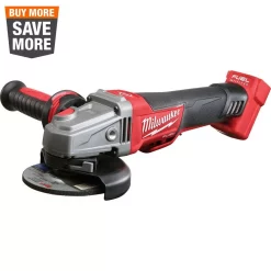 Coupon ✨ Grinders Milwaukee M18 FUEL 18-Volt Lithium-Ion Brushless Cordless 4-1/2 In. To 5 In. Braking Grinder (Tool-Only) 😍