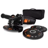 Budget 😀 Grinders WEN 7.5 Amp Corded 4-1/2 In. Angle Grinder With Reversible Handle, 3 Grinding Discs And Carrying Case 😀