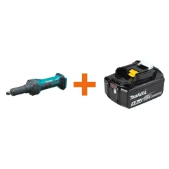Hot Sale 🛒 Grinders Makita 18-Volt LXT Lithium-Ion 1/4 In. Cordless Die Grinder (Tool-Only) With Bonus 18-Volt LXT Lithium-Ion Battery Pack 5.0Ah 🎁